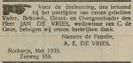 Vries de Jan 1854-1935 NBC-17-05-1935 (dankbetuiging).jpg